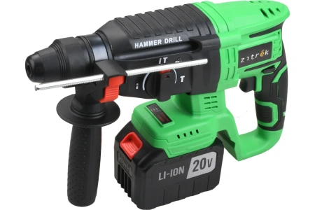 Перфоратор аккумуляторный бесщеточный Zitrek Destroyer Pro (20В, Li-ion 2x6.0Ач, з/у, кейс) 063-4373